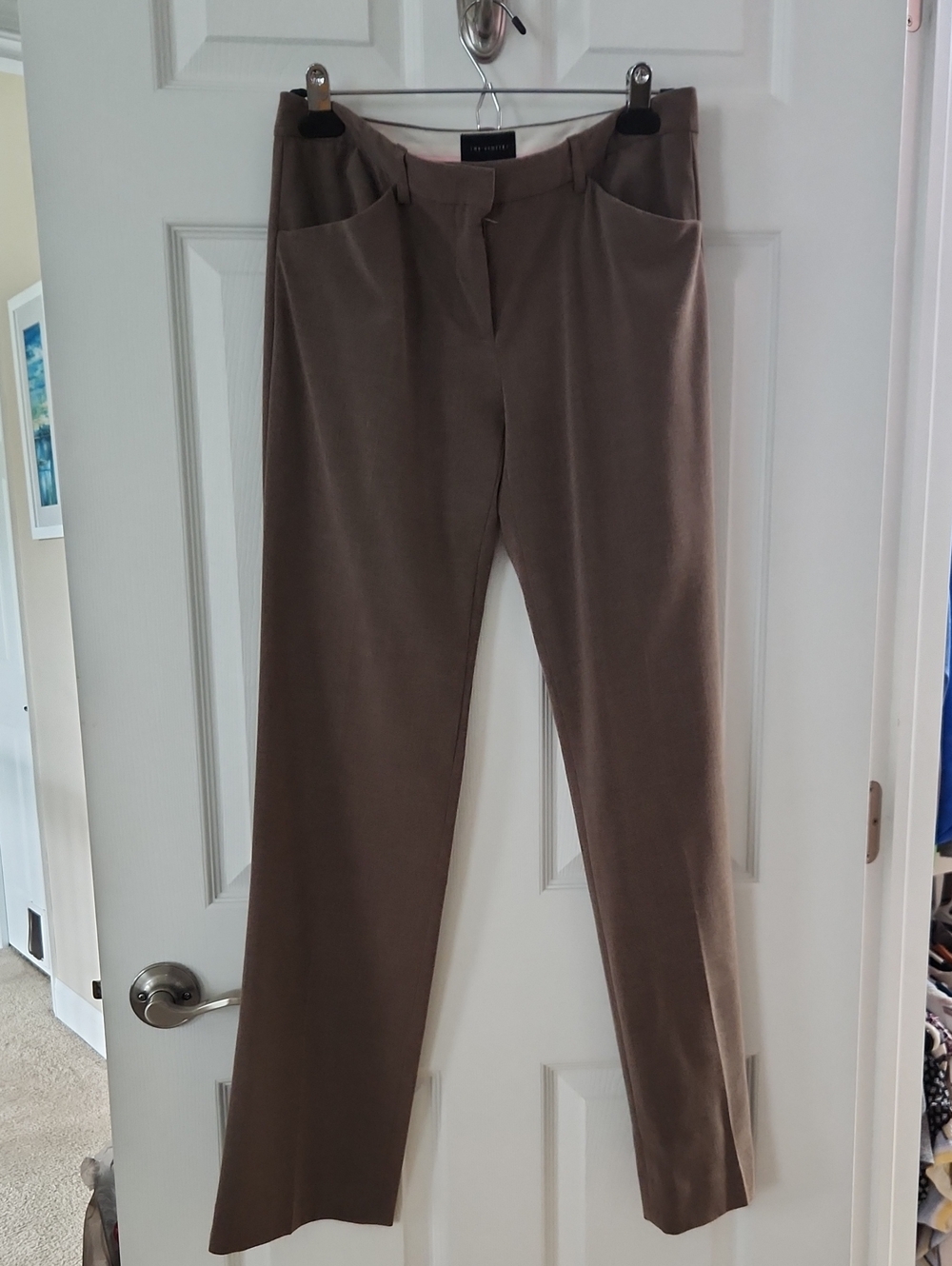 The Limited Taupe Straight-Leg Dress Pants
